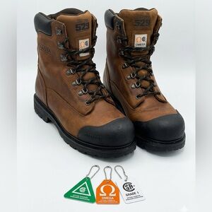Dakota 529 CSA Men Work Construction Boots Steel Toe HD3 Waterproof Brown Sz 13